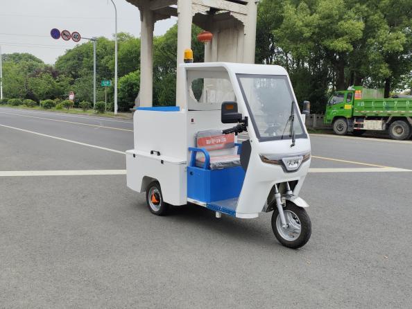 240L Micro Electric Three Wheeled Cleaning Car Special Electric Cleaning