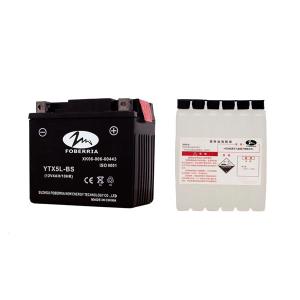 Quality high performance YTX5L-BS Motorcycle Lead acid Battery 12V most powerful motorcycle battery wholesale