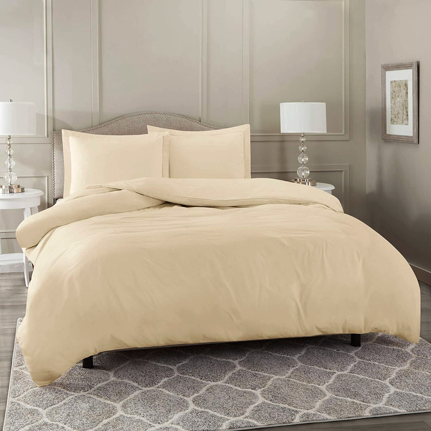 Customized Bedding Set Designs 60 Fabric Count Brushed Microfiber Single Duvet Cover