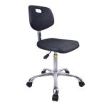Adjustable ESD PU Leather Chair Industrial Polished Finish Lab Stools With