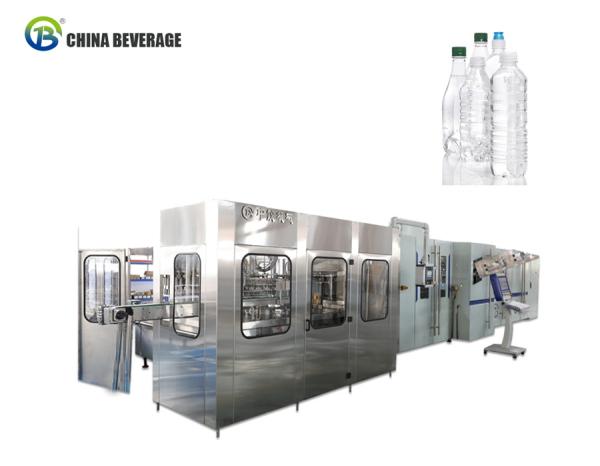24000BPH Combi Water Bottling Machines For Plastic Bottle