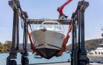 Yacht Handing Hoisting Boat Yacht Marine Crane Travel Lift