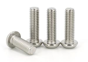 Quality Stainless Steel Machine Screws 304 ISO 7380 Hexagon Socket Button Head Screws wholesale
