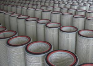 China Pleated Membrane Filter Cartridge PTFE Material Sand Blasting Fire Proof on sale