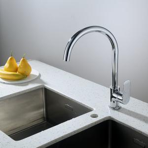 Quality Ceramic Cartridge Kitchen Sink Mixer Tap 360 Swivel Spout Kitchen Tap wholesale