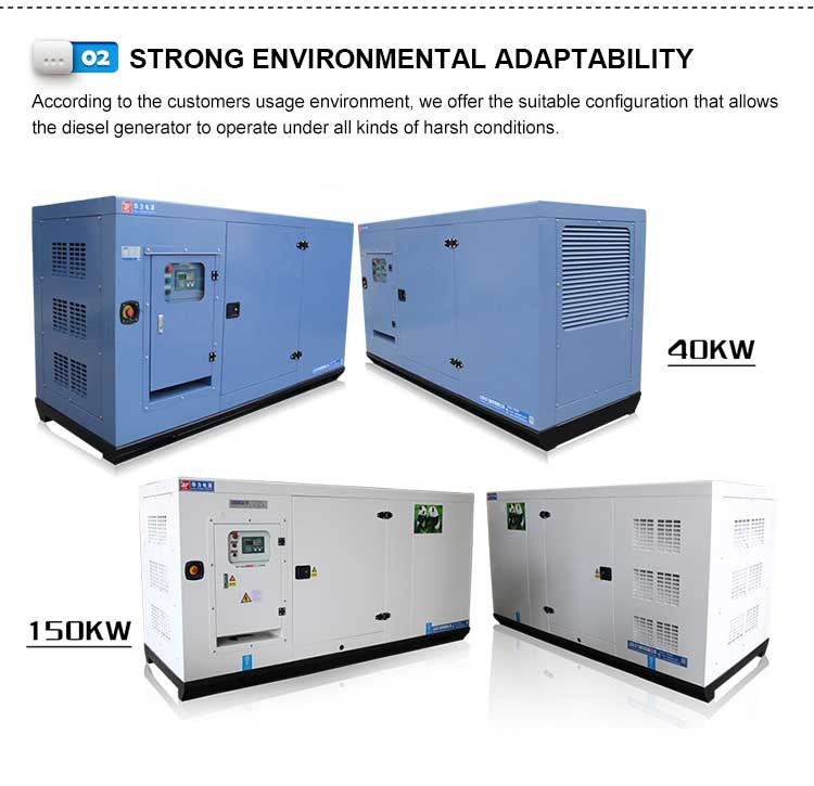3 Phase Super Silent Type Generator Air Cooled 30kw 30kva 220V