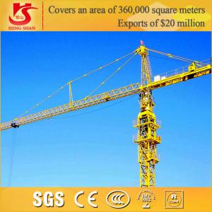 Quality 50m jib Telescopic Tower Crane offer tower crane hoist motor wholesale