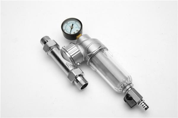 Mini Solar Pre Filter For Water Purifier , Brass Sediment Removal Water Filter