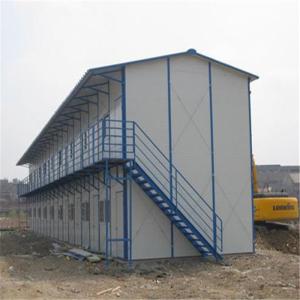 Quality waterproof greywhite prefabricated house with 50mm eps sandwich panels for warehouse wholesale