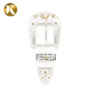 Quality Promotion Custom Logo Plate Belt Buckles With 3D Surface Treatment wholesale