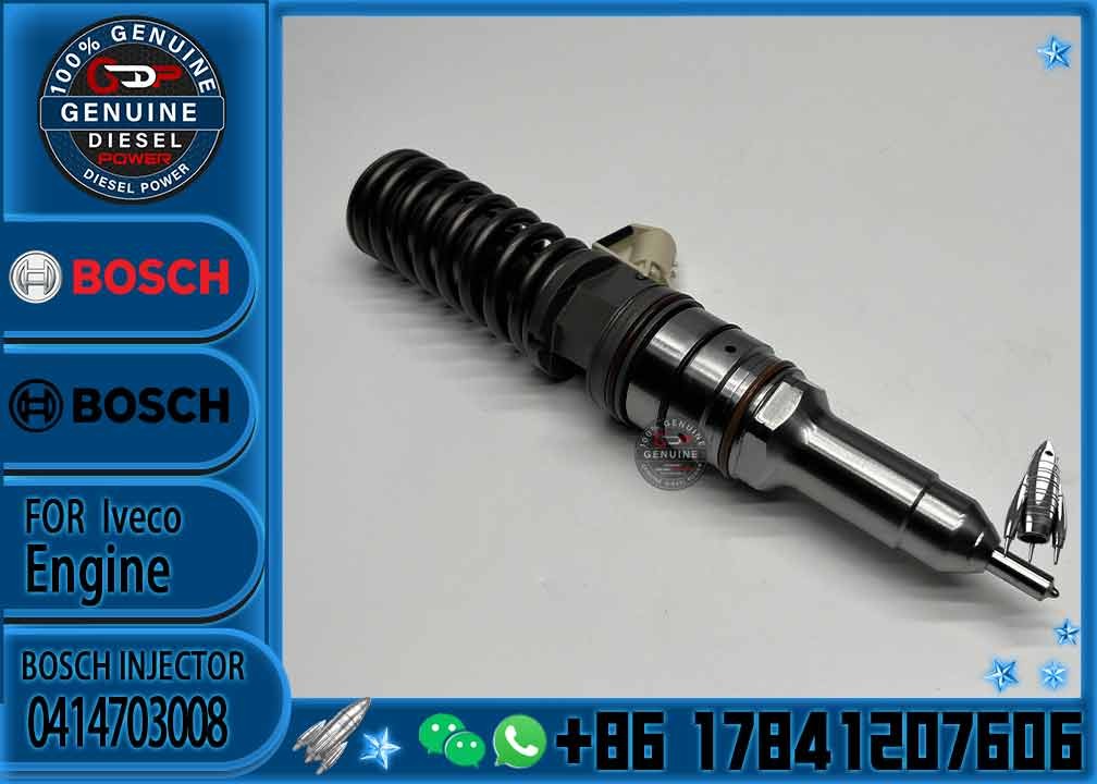 GENUINE DIESEL UNIT FUEL INJECTOR 0414703008, 504287070, 504125329, 504080487 FOR STRALIS 190S42, 190S43