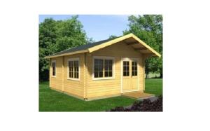 Quality Eco-friendly Outdoor Wooden House , 630*450cm Log Cabin Wooden House wholesale