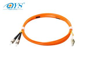 Quality Duplex Multimode OM1 3 Meters ST to LC Fiber Optic Patch Cord wholesale
