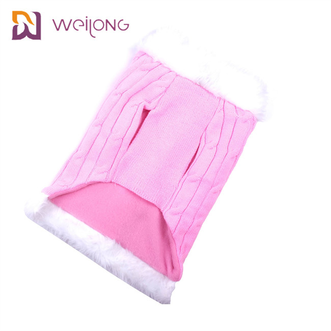 Turtleneck Knitted Pet Clothing Sweater Warm Pet Winter Clothes Outfits for Dogs Cats