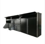 Black Car Repair Garage Workshop Steel Tool Chest Box Trolley Cabinet with