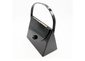 Quality Women Evening Bags Leather Clutch Small Shoulder Sling Tote Bag In Black wholesale
