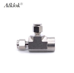 Quality OD Gas Compression Stainless Steel Tube Fittings 12mm 10mm 8mm 6mm Tee Shaped wholesale
