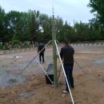2MM Movable Wifi 20MM To 65MM Portable Antenna Mast