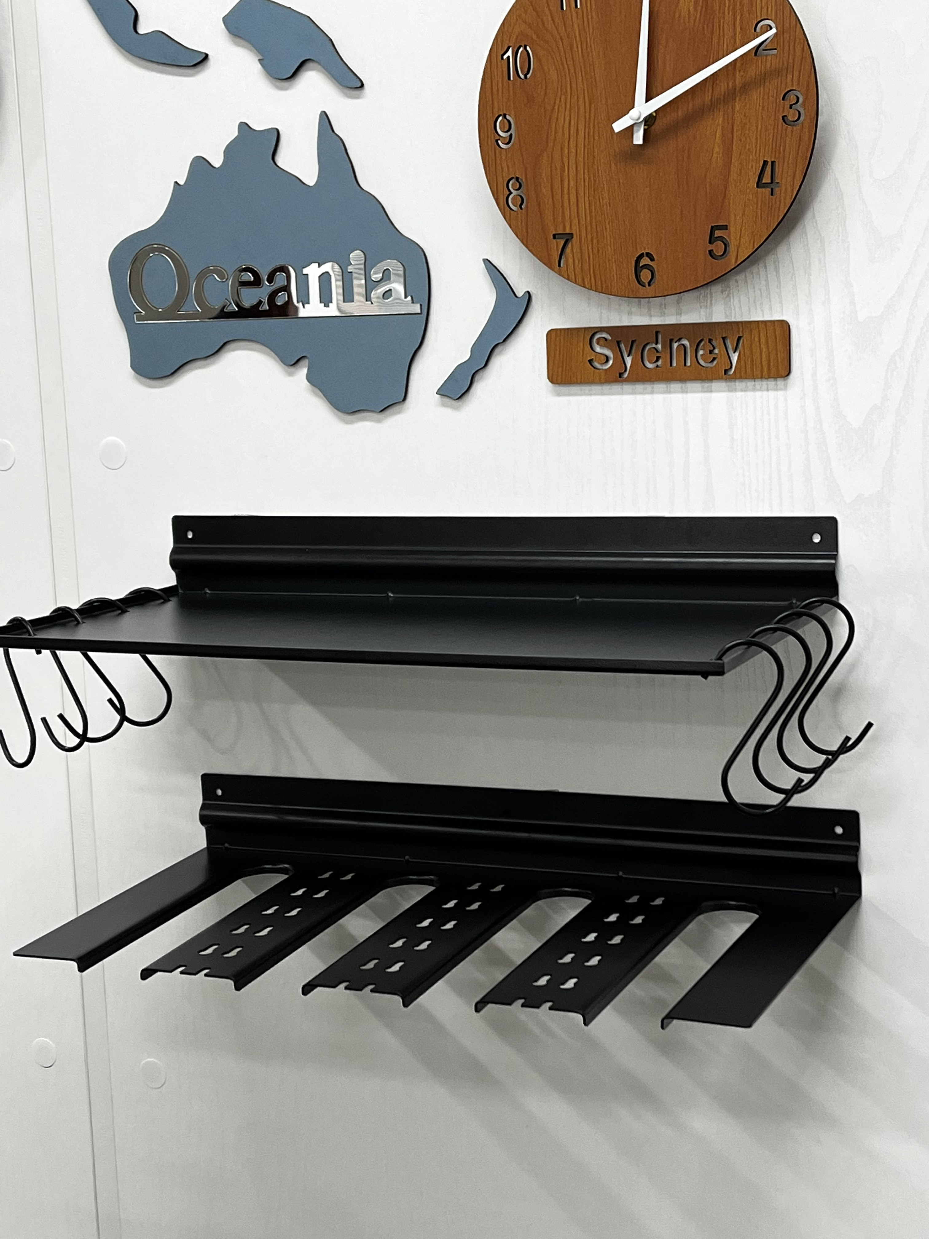 Keep Your Power Tools and Drill Bits Organized with This Heavy Duty Steel Wall Mount Shelf