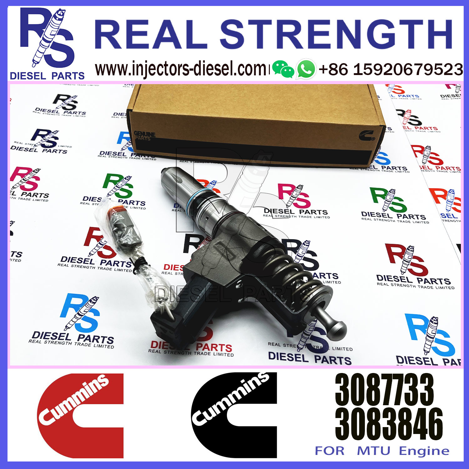 Diesel Fuel Injector N14 Common rail injector 3087733 3087560 3411752 3411765