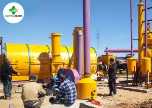 Quality Oil Carbon Black Pyrolysis Tyre Recycling Plant 10 Ton wholesale