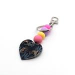 Heart Shape Sublimation Acrylic Keychains Blanks 120*40mm Customizable