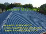 ASA PVC Composite Roof Plastic Sheet Extrusion Machine Tile Production Line