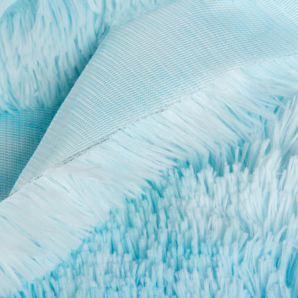 Tie Dye PV Fabric in Plush Pattern for 100% Polyester Carpet/Toy/Garment/Pet Mat