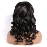 Loose Bounce Wave Transparent 5x5 Full Lace Front Frontal Wig Glueless Pre Pluck