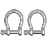 General Industry Stainless Steel Wire Rope Accessory Shackle Bow Dee Shape with