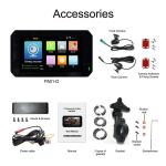 5 Inch Touch IPX7 Waterproof Motorcycle Navigator with CarPlay and Android Auto