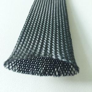 Quality Clear Cut Monofilament PET Expandable Braided Sleeving UV Resistant wholesale