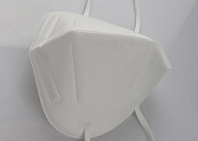 Non Woven Folding FFP2 Mask Comfortable Contoured Nose Clip For Reliable Seal