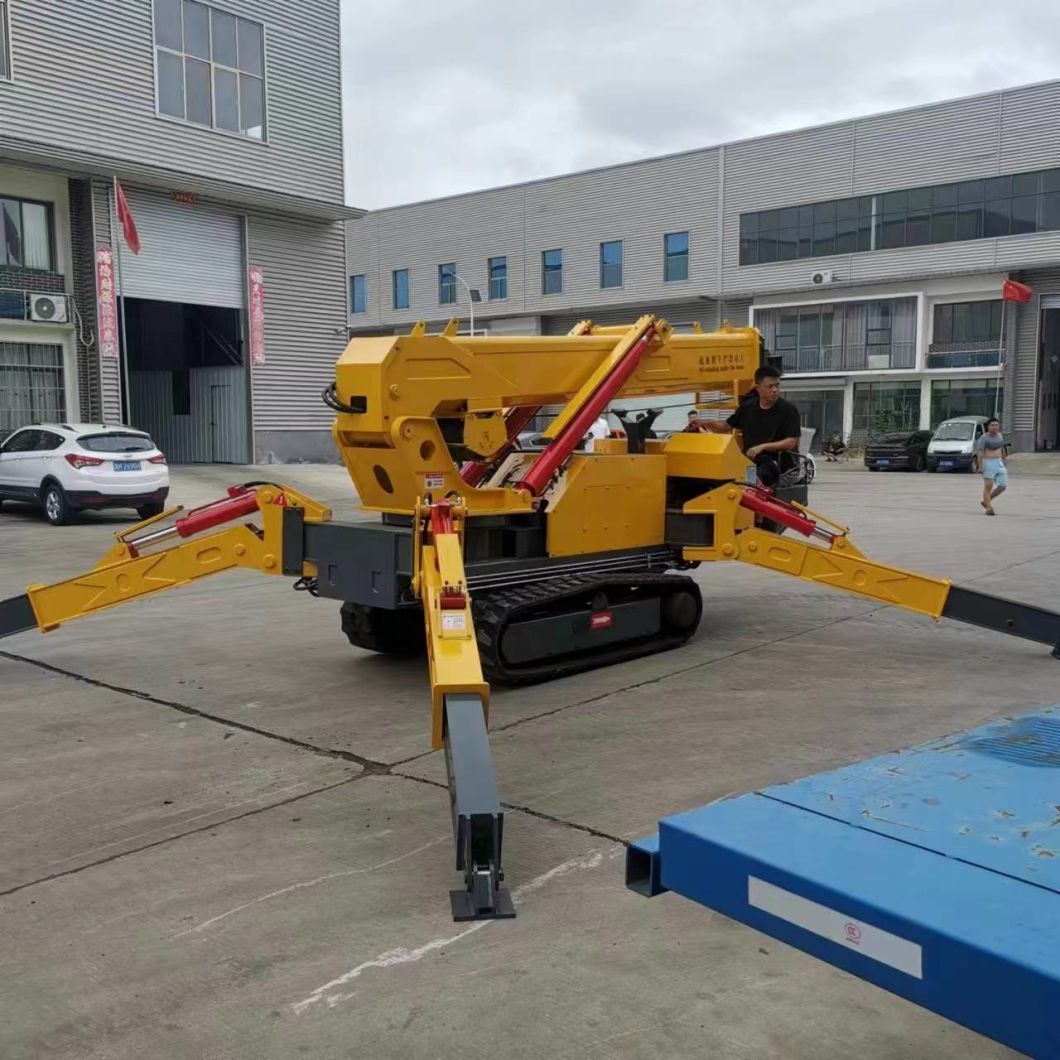 Crane Mobile Crawler Cranes 360 Degree Hydraulic Slewing Construction Lifter Tracked Mini 8 Ton Spider Crane