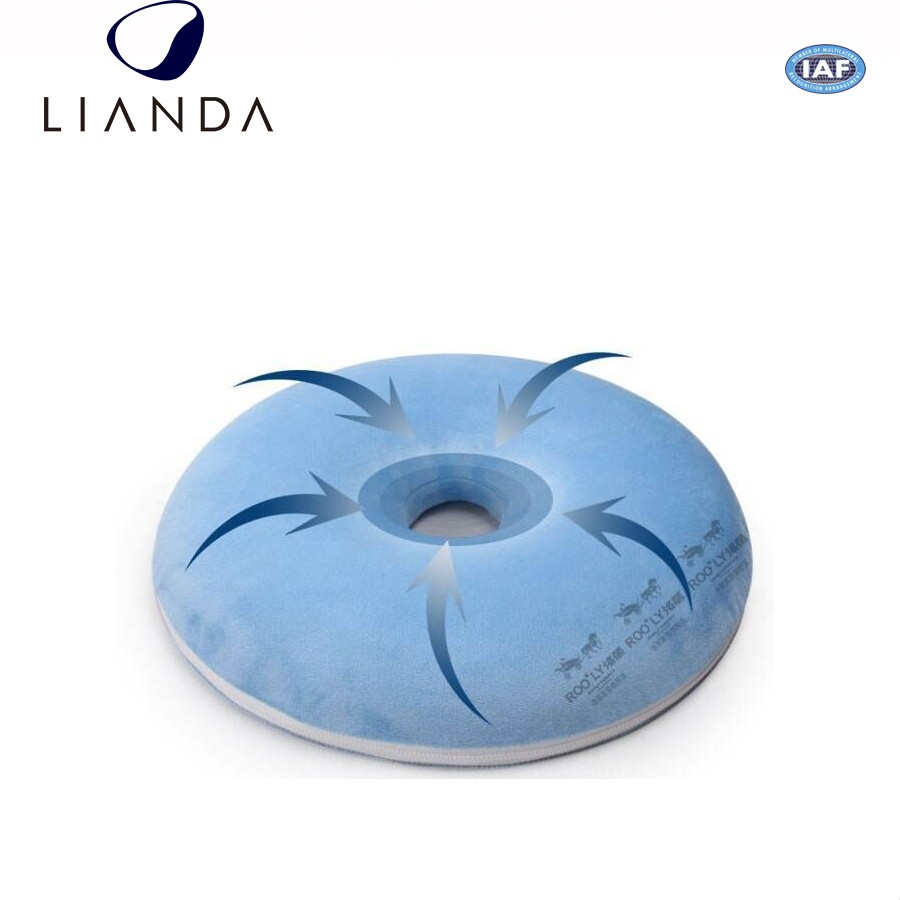 Cutomized memory foam cushion / donut hemorrhoid seat cushion , High density