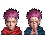 0.45mm PET Jujutsu Kaisen Motion Sticker Lenticular Sticker 3D Anime Designs For