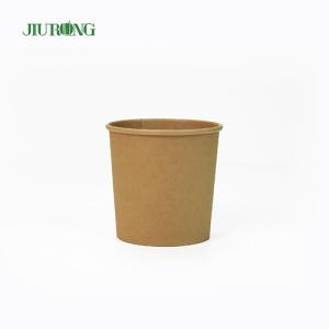 Quality Biodegradable Disposable Kraft Paper Bowls 26 OZ UV Coating For Salad wholesale