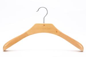 Quality Betterall Natural Finish Extra-Wide Shoulder Wood Coat Hanger wholesale