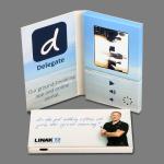 A5 Size Landscape Bespoke Video Brochures 4.3 / 5 Inch Screen Custom