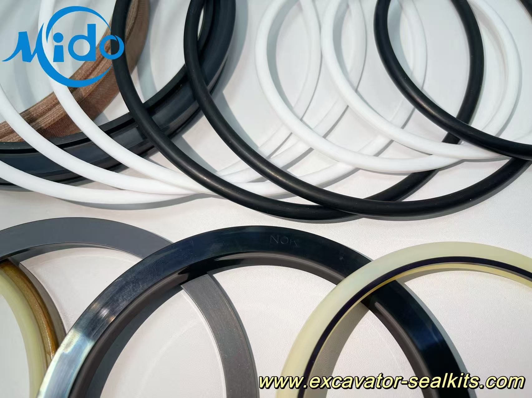 Original Spec Hydraulic Seal Kit For Komatsu PC200-8 | Bucket Hydraulic Oil Seal Kit 707-98-39610 | Anti-Leakage Design