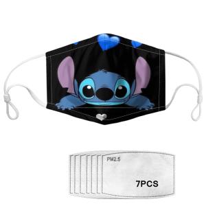Quality Kids Anti Pollution Printed Face Mask With Widen Earband wholesale