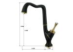 Classic Style Bathroom Sink Faucets Black Bathroom Faucets Ceramic Cartridge