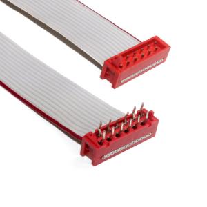 Quality Idc Connector UL2651 12 Pin Ribbon Cable 1.27mm Pitch for Electronic wholesale