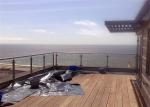 Glass Panel Stainless Steel Glass Railing Post Balustrade Installation For