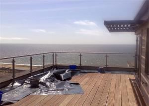 Quality Glass Panel Stainless Steel Glass Railing Post Balustrade Installation For Balcony wholesale