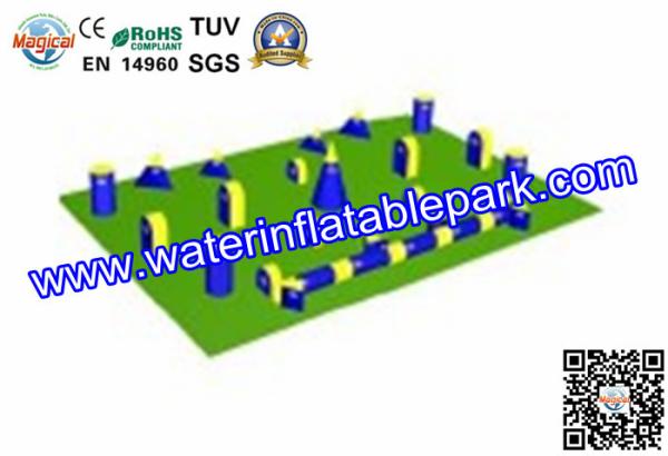 Popular Millenium Inflatable Paintball Bunkers Arena For 7 Men