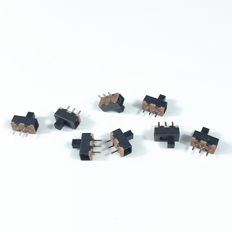 Vertical DIP 1P2T 3 Pin SPDT On Off Toggle Switch