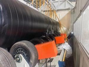 Quality Preinsulated Pipe Making Machine For PU Spraying PE Film Wrapping 2-Step Method wholesale