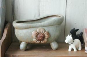 Quality Succulent Creative Sun Flower Bathtub Plant Flowerpots wholesale