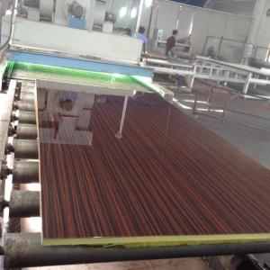 Quality Cupboards Wood Grain 5H PVC Laminated MDF Board wholesale